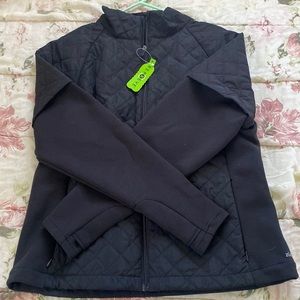 Medium size jacket. Color black